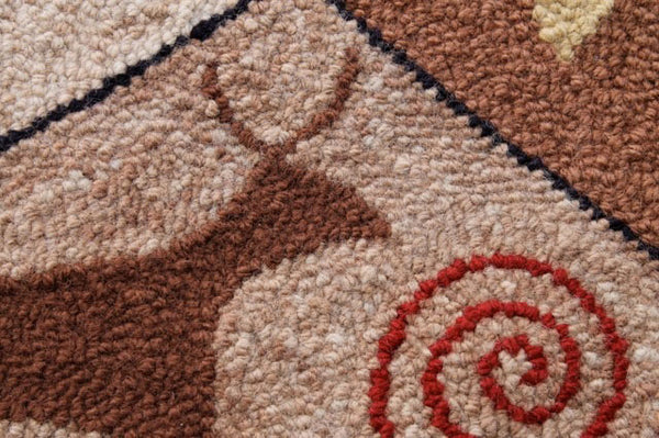 Detail of Patricia Merritt's rug