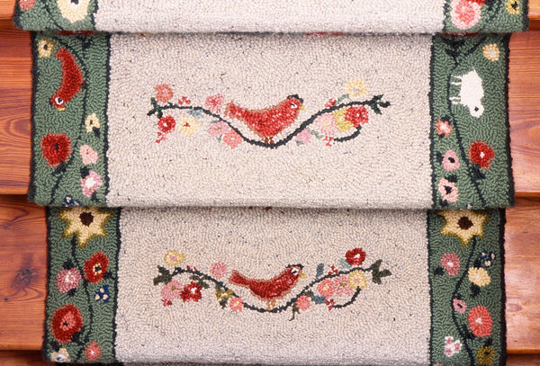 Detail of Custom Stair Runner