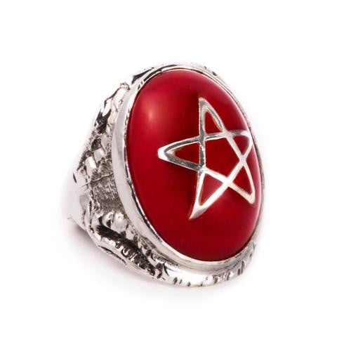 ALEXSTREETER BABY ANGEL HEART RING-