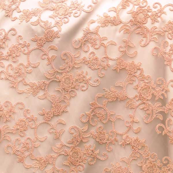 blush lace fabric