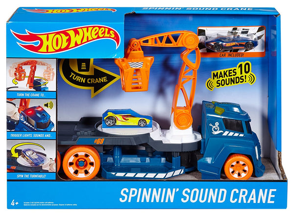 hot wheels crane truck