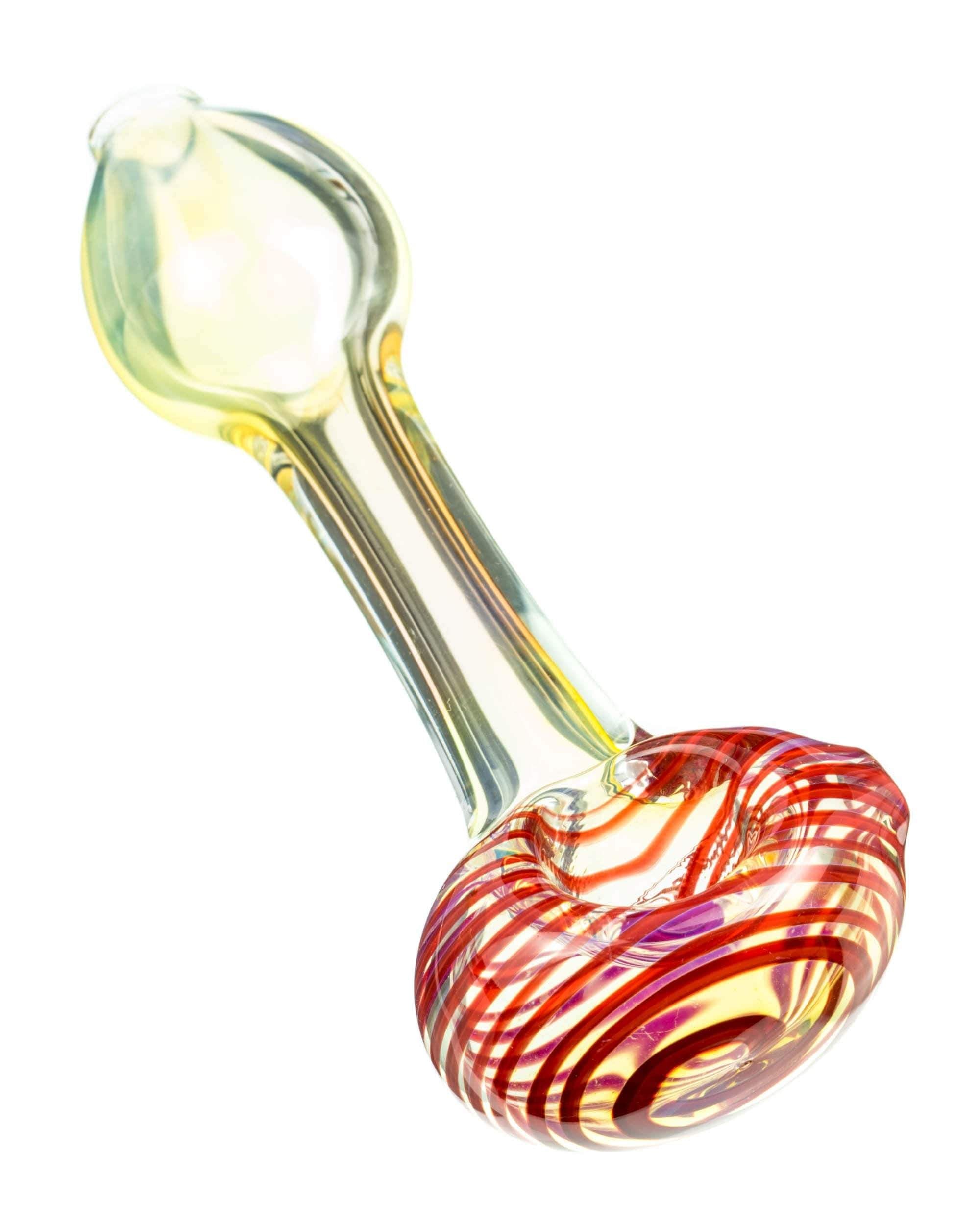 Spiral Face Fumed Mini Spoon Pipe Spiral Face Fumed Mini Spoon Pipe