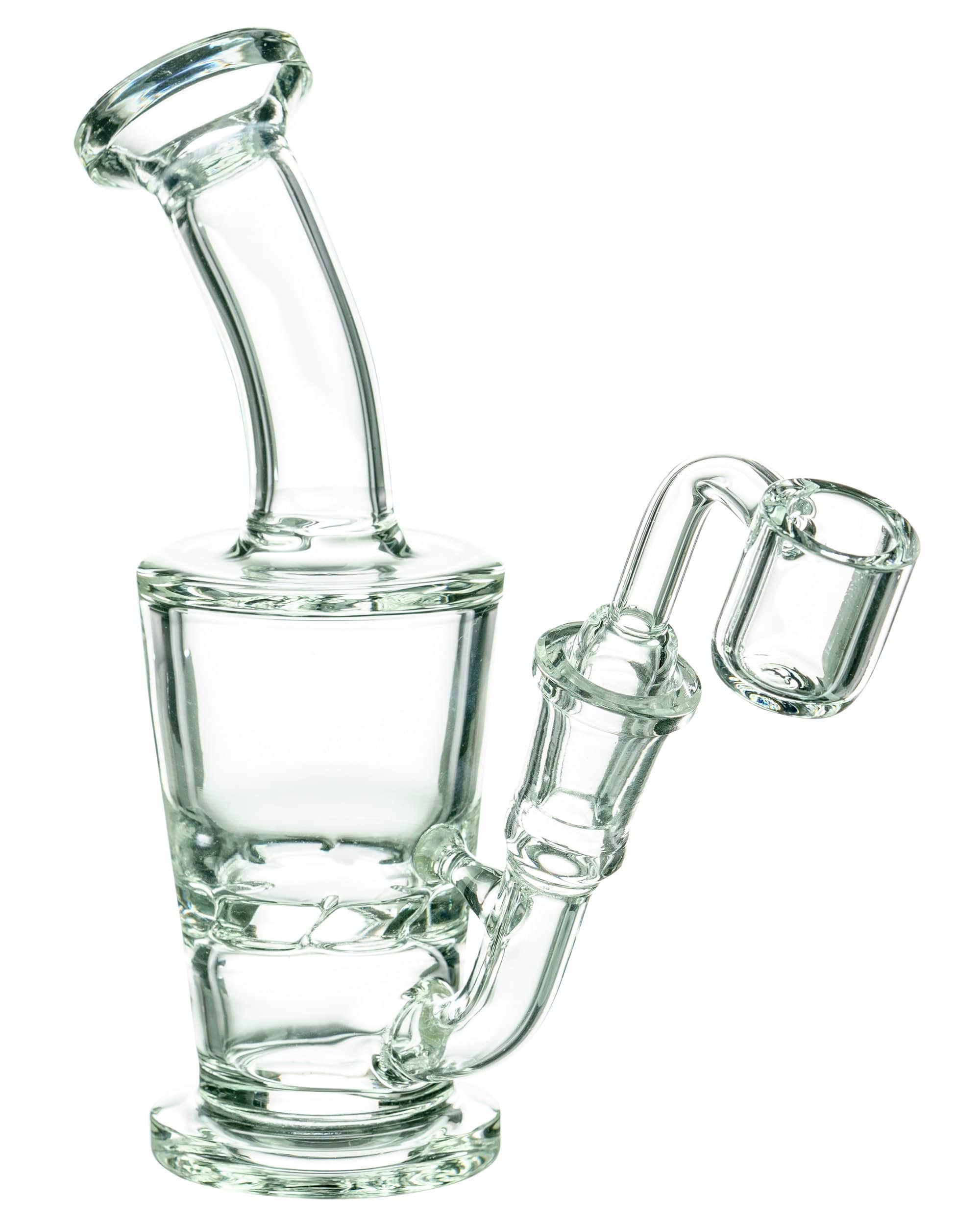 LA Pipes "Tiny Tornado" Turbine Perc Mini Rig Side View LA Pipes "Tiny Tornado" Turbine Perc Mini Rig Side View