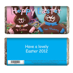 Personalised Easter chocolate bar