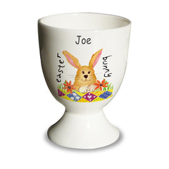 Personalised egg cup, Easter Bunny