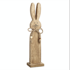 Standing wooden rabbit 