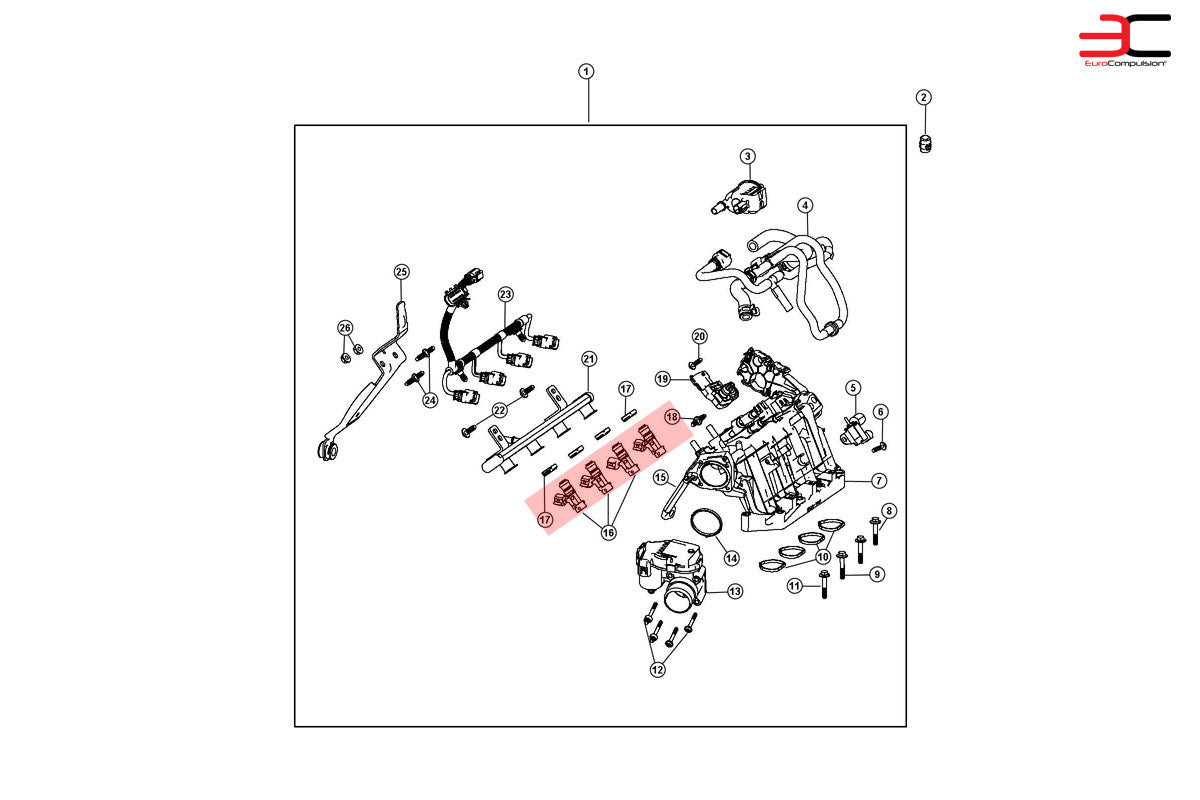 fiat 500 fuel injector replacement