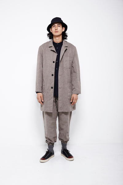 SS16 Look 7a: Lab Coat / Kalamazoo Shirt / Track Pant