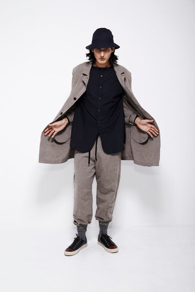 SS16 Look 7b: Lab Coat / Kalamazoo Shirt / Track Pant