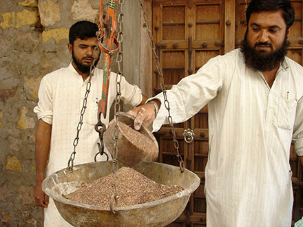 Jabbar Khatri measures gum