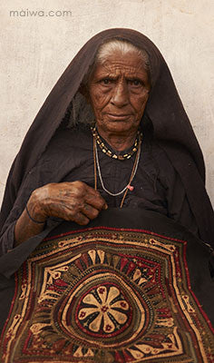 Dhabaria Rabari with embroidery