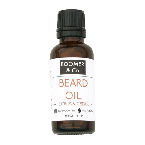 Citrus and Cedar Beard Oil - Boomer & Co.