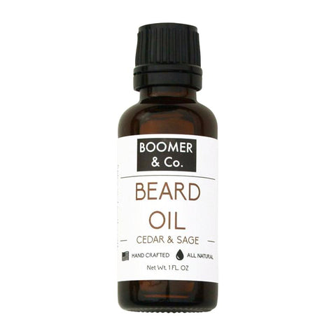 Cedar and sage beard oil