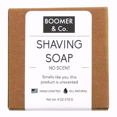 Unscented Shaving Soap - Boomer & Co.