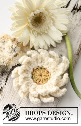 DROPS Design Gerbera Crochet Pattern