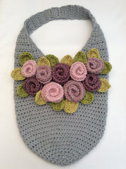 Rosie Posie Felted Crochet Tote by Cotton Pod