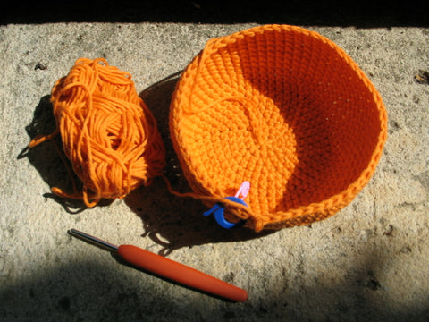 Crochet pumpkin pattern by Cotton Pod