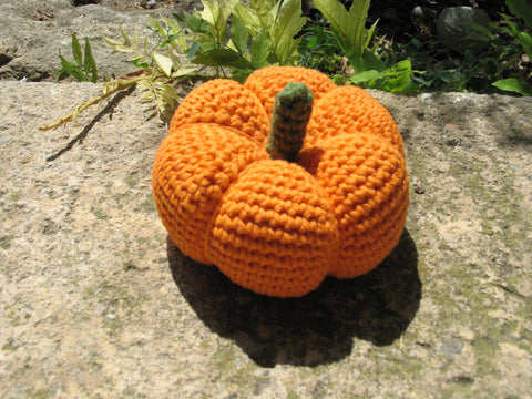 Crochet pumpkin pattern by Cotton Pod