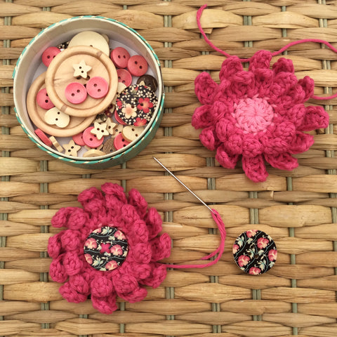 Crochet Flower - Gerbera made by Cotton Pod