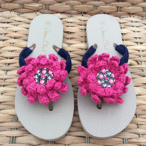 How to Crochet Flips Flops by Cotton Pod