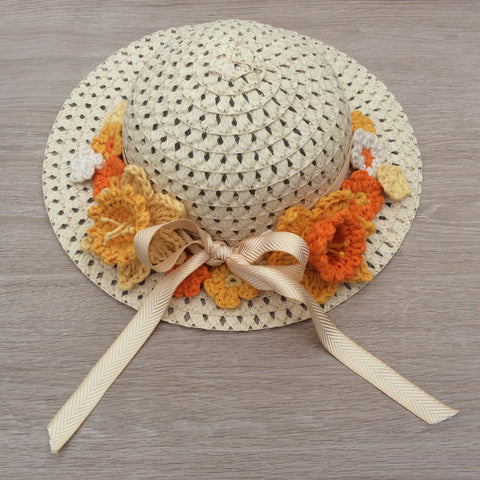 Easter Bonnet ~ crocheted by Cotton Pod