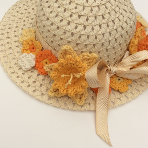 Easter Bonnet ~ crocheted by Cotton Pod