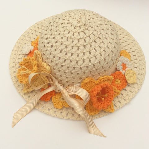 Easter Bonnet ~ crocheted by Cotton Pod