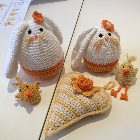 Megg Easter Bunny made from DROPS Paris by Cotton Pod