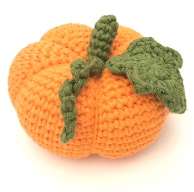 Crochet pumpkin pattern by Cotton Pod