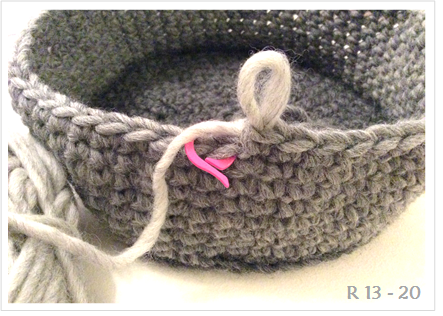 Felted Crochet Basket Pattern and Tutorial by Cotton Pod