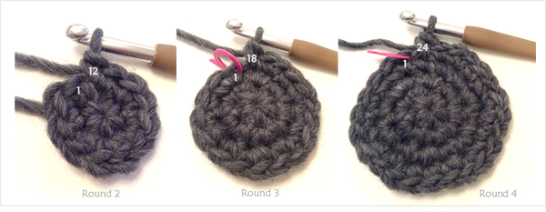 Making a felt crochet basket by Cotton Pod Sharon Oldfield