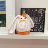 Megg the Easter Egg Bunny made from DROPS Paris by Cotton Pod