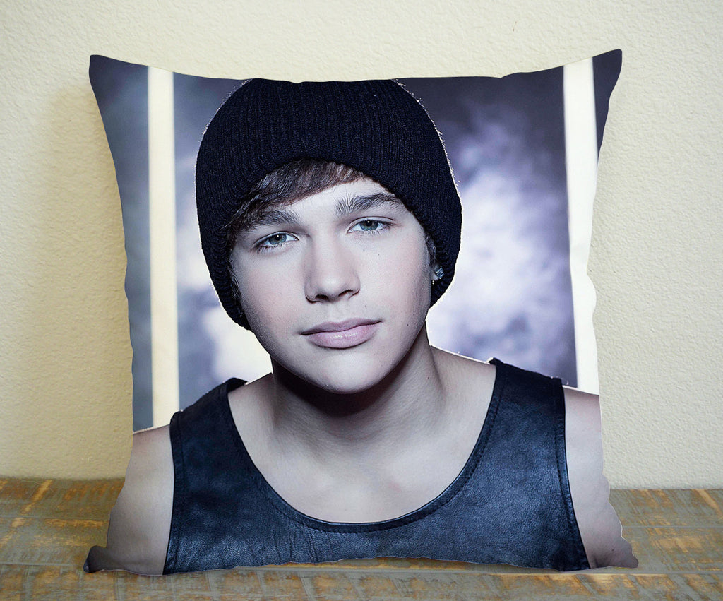 Austin Mahone Design for Square Pillow Case 16x16 Two Sides, 18x18 Two Sides, 20x20 Two Sides