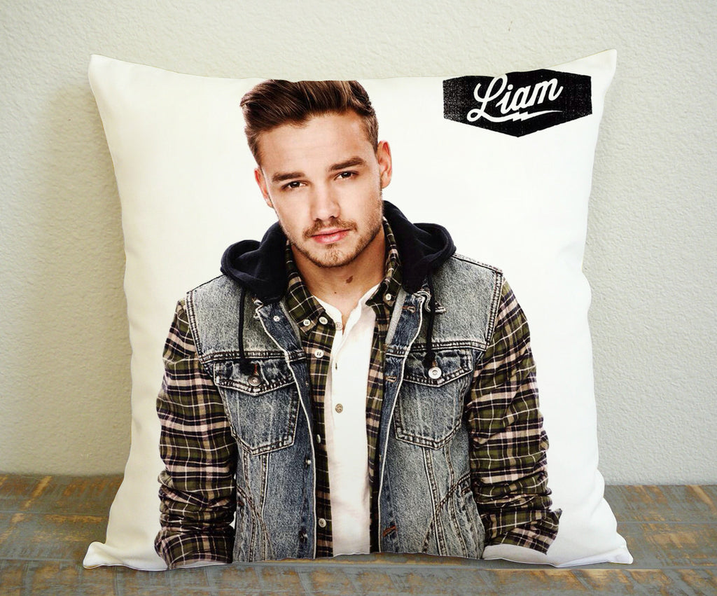 1 Direction Liam for Square Pillow Case 16x16 Two Sides, 18x18 Two Sides, 20x20 Two Sides