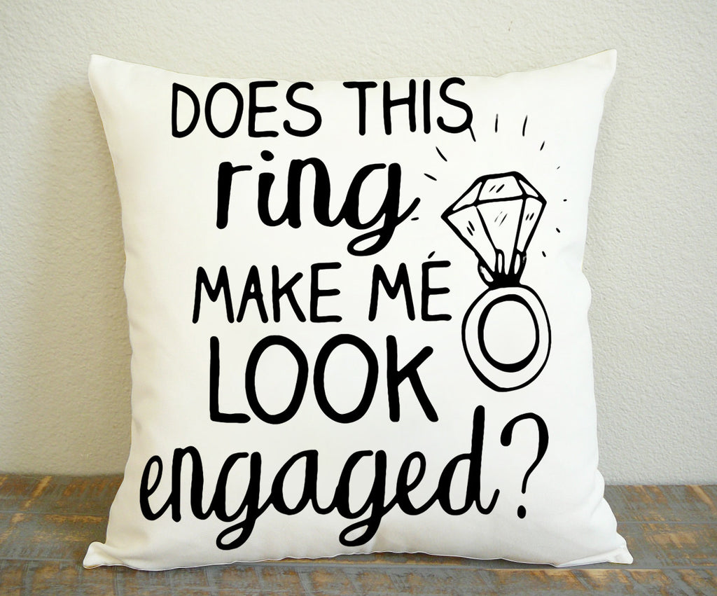 Beautiful Ring  for Square Pillow Case 16x16 Two Sides, 18x18 Two Sides, 20x20 Two Sides