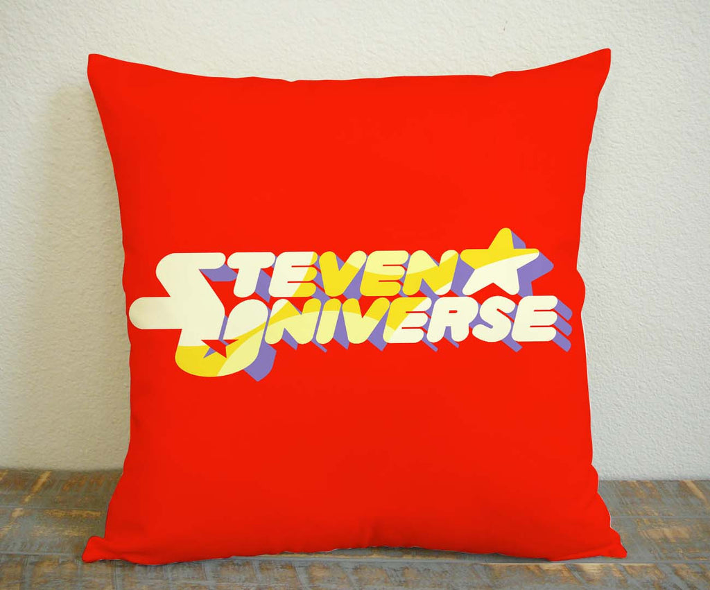 Steven Universe Logo Pillow Case, Pillow Decoration, Pillow Cover, 16 x 16 Inch One Side, 16 x 16 Inch Two Side, 18 x 18 Inch One Side, 18 x 18 Inch Two Side, 20 x 20 Inch One Side, 20 x 20 Inch Two Side