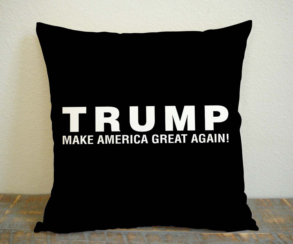 Trump 2016 Make America Great Again Pillow Case, Pillow Decoration, Pillow Cover, 16 x 16 Inch One Side, 16 x 16 Inch Two Side, 18 x 18 Inch One Side, 18 x 18 Inch Two Side, 20 x 20 Inch One Side, 20 x 20 Inch Two Side