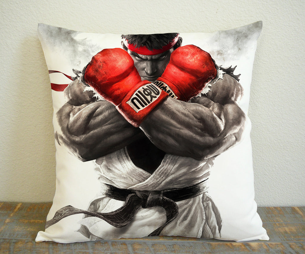 Street Fighter Legend Game for Square Pillow Case 16x16 Two Sides, 18x18 Two Sides, 20x20 Two Sides