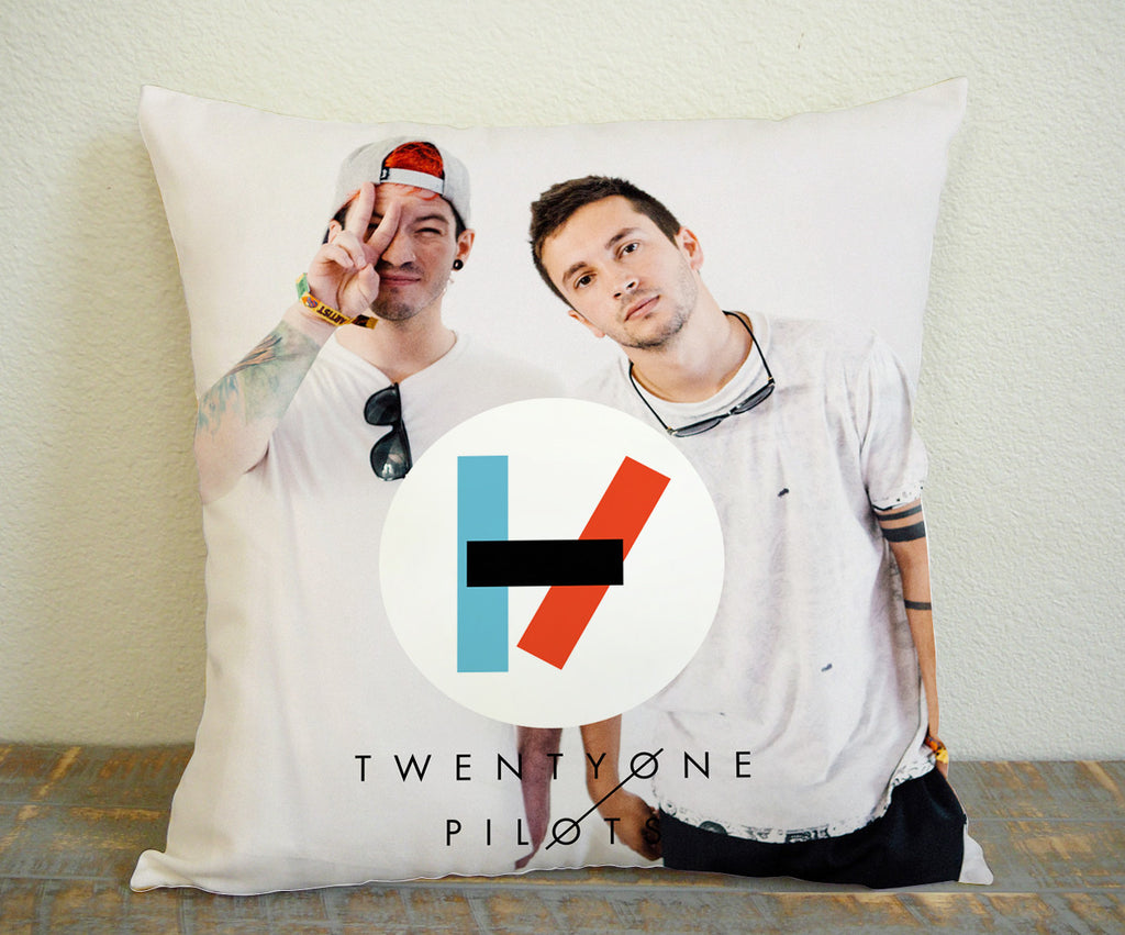 Twenty One Pilots  for Square Pillow Case 16x16 Two Sides, 18x18 Two Sides, 20x20 Two Sides