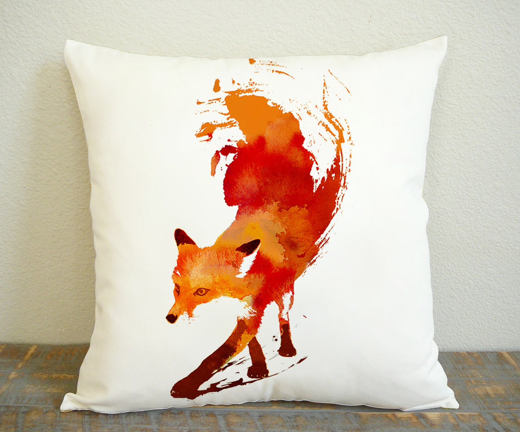 Fox Art Design for Square Pillow Case 16x16 Two Sides, 18x18 Two Sides, 20x20 Two Sides