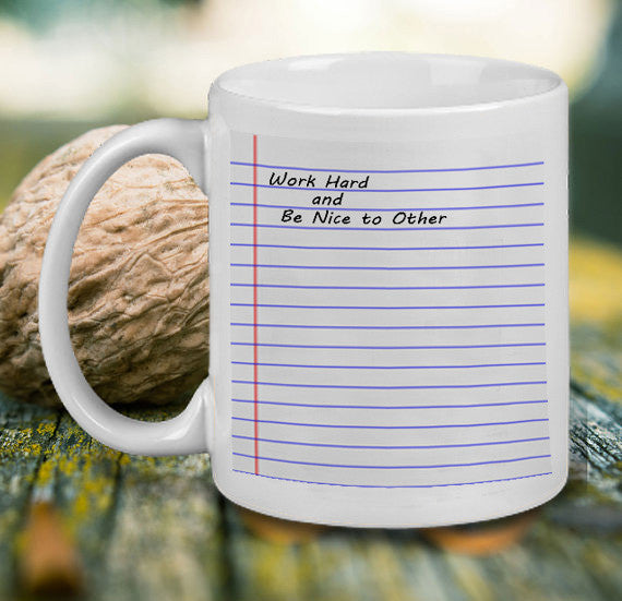Text Inspired Personalized Mug
