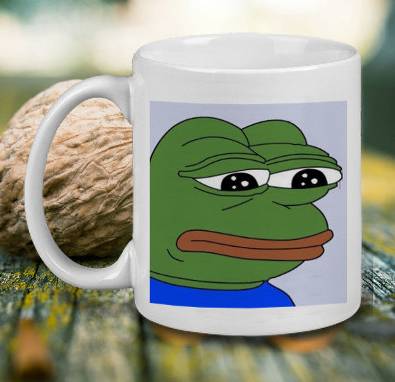 Sad Frog Meme Mug