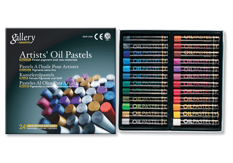 Metallic Oil Pastel - Set of 24