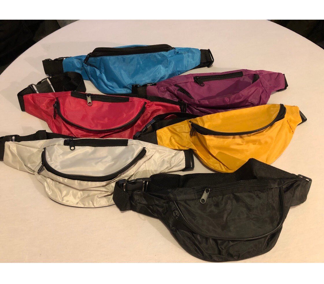 bright colored fanny packs