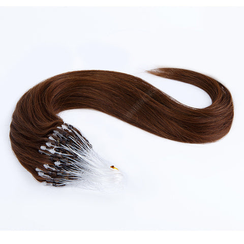 MICRO LOOP HAIR EXTENSIONS 100% REMY Hair Straight #2 Brown