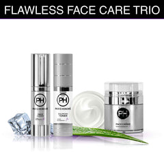 Flawless Face Care Trio Skin Care Regimen by PARIS HONORÉ Luxury Organic Skin Care