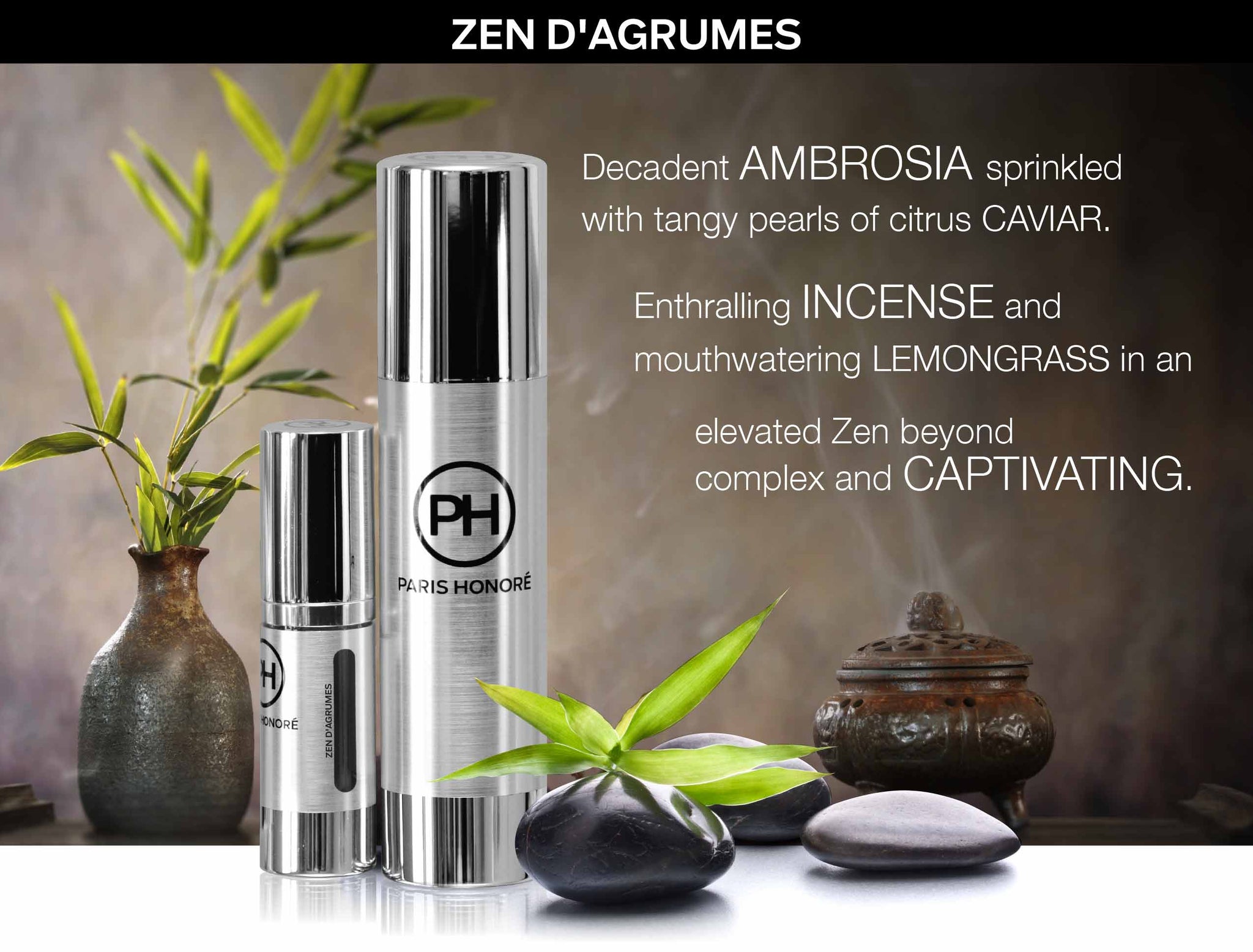 ZEN D'AGRUMES COLLECTION - PARIS HONORE LUXURY ORGANIC SKINCARE