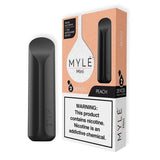 MYLE Mini Disposable Pod Vape - 2% or 5% Salt Nicotine - Peach (2 Pack) - vapersandpapers.com