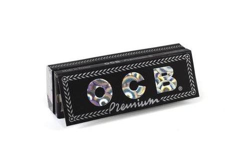 OCB Premium 1 1/4 Rolling Paper w/ Tips - 50-Leaf Single Booklet - vapersandpapers.com