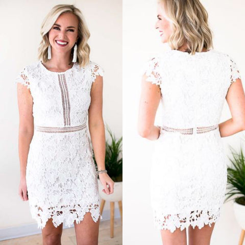 White Lace Dress